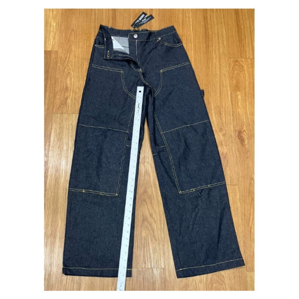 Steve Madden Ashyla Pants Jeans Dark Indigo Size 25 - Picture 5 of 6